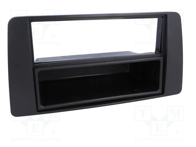 ACV Bastidor de montaje de radio para Škoda, 2 ISO, negro