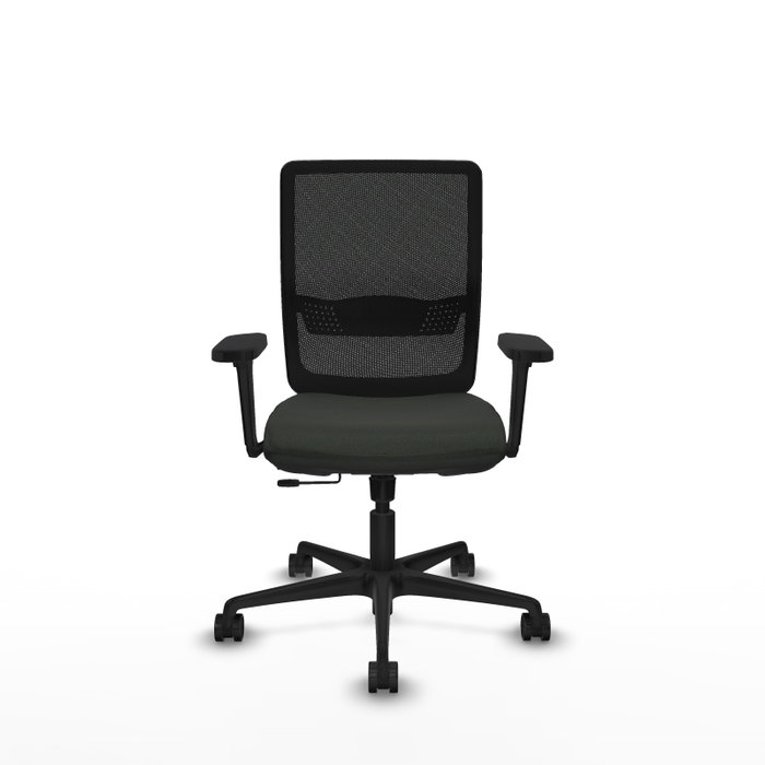 PIQUERAS Y CRESPO Silla de oficina Haches con Mecanismo Sincro/Traslack Negra PIQUERAS Y CRESPO Silla de oficina Haches con Mecanismo Sincro/Traslack Negra