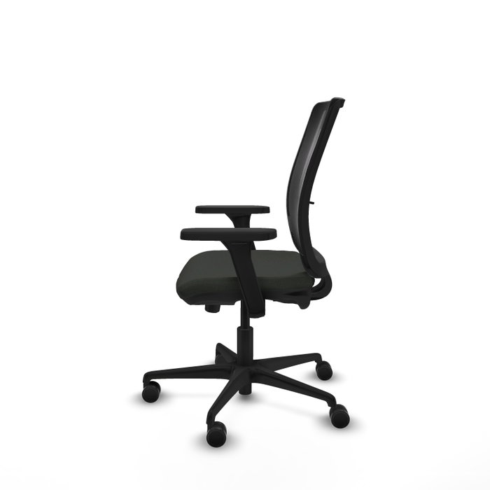 PIQUERAS Y CRESPO Silla de oficina Haches con Mecanismo Sincro/Traslack Negra PIQUERAS Y CRESPO Silla de oficina Haches con Mecanismo Sincro/Traslack Negra