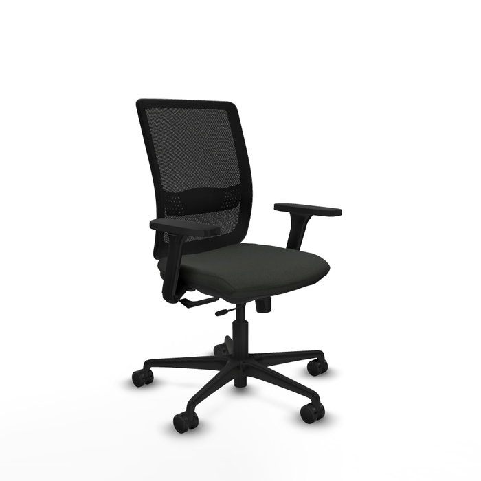 PIQUERAS Y CRESPO Silla de oficina Haches con Mecanismo Sincro/Traslack Negra PIQUERAS Y CRESPO Silla de oficina Haches con Mecanismo Sincro/Traslack Negra