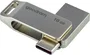 Goodram Pendrive ODA3 16 GB USB 3.2 Gen 1 USB Type-A y Type-C Plata, Velocidad Lectura 60 MB/s, Factor de Forma Giratorio