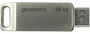 Goodram Pendrive ODA3 16 GB USB 3.2 Gen 1 USB Type-A y Type-C Plata, Velocidad Lectura 60 MB/s, Factor de Forma Giratorio