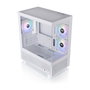 Thermaltake View 170 TG ARGB Snow - Caja Micro Torre PC con Ventiladores ARGB - Blanco