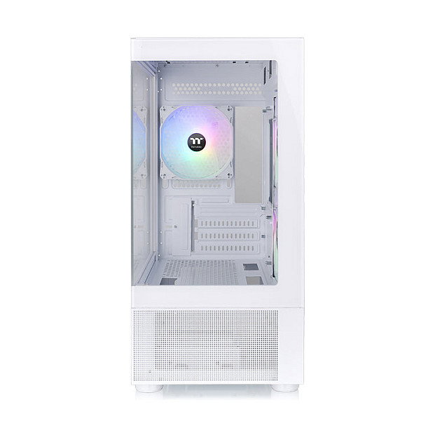 Thermaltake View 170 TG ARGB Snow - Caja Micro Torre PC con Ventiladores ARGB - Blanco