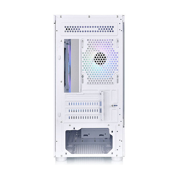 Thermaltake View 170 TG ARGB Snow - Caja Micro Torre PC con Ventiladores ARGB - Blanco