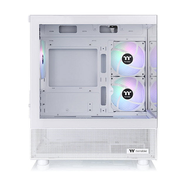 Thermaltake View 170 TG ARGB Snow - Caja Micro Torre PC con Ventiladores ARGB - Blanco