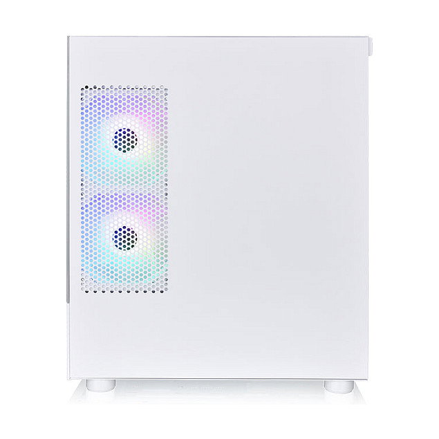 Thermaltake View 170 TG ARGB Snow - Caja Micro Torre PC con Ventiladores ARGB - Blanco