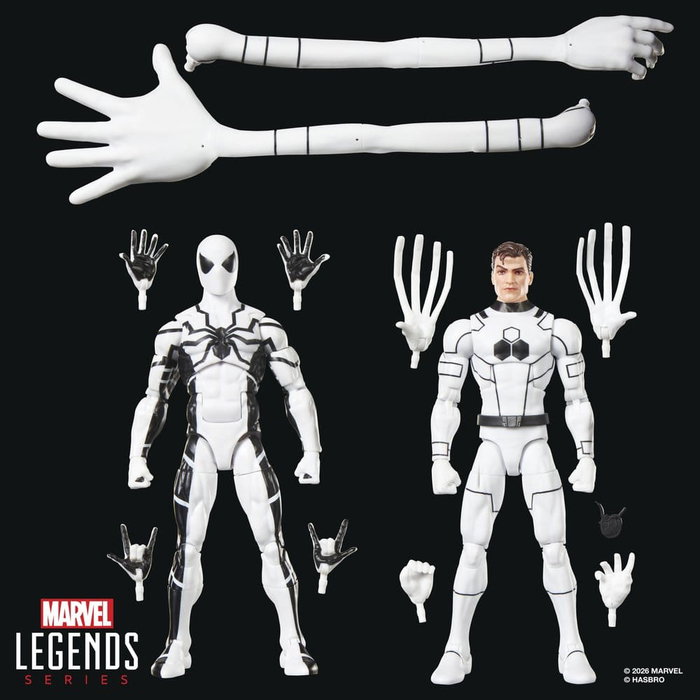 Hasbro Marvel Legends Pack de 2 Figuras Future Foundation: Mister Fantastic & Spider-Man de 15 cm
