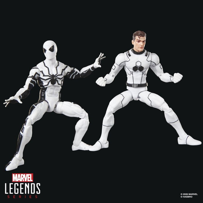 Hasbro Marvel Legends Pack de 2 Figuras Future Foundation: Mister Fantastic & Spider-Man de 15 cm