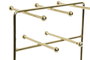 DKD Home Decor Joyero Chic Dorado de Metal y Espejo Hecho a Mano 11.5x24x16.5 cm (Pack de 2)