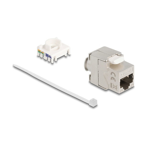 DeLOCK 90723 Módulo Keystone Slim RJ45 blindado Cat.6A LSA DeLOCK 90723 Módulo Keystone Slim RJ45 blindado Cat.6A LSA