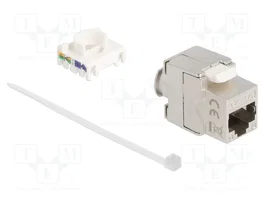 DeLOCK 90723 Módulo Keystone Slim RJ45 blindado Cat.6A LSA