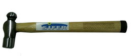 SIFER Martillo de bola con mango de madera de 12 Oz
