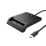 Trust Primo 26253 Lector de Tarjetas Inteligentes USB-C Negro