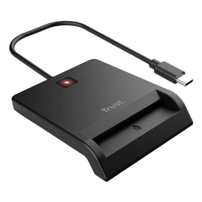 Trust Primo Lector de Tarjetas Inteligentes USB-C Negro