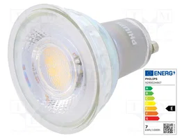 PHILIPS Lámpara LED GU10 Blanco Caliente 670lm