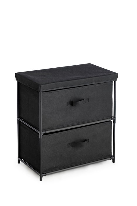 Confortime Cajonera TNT con 2 Cajones, Mueble de Almacenaje, 55 x 30 x 50 cm, Estructura de Tubo 13 mm (4 Unidades) Confortime Cajonera TNT con 2 Cajones, Mueble de Almacenaje, 55 x 30 x 50 cm, Estructura de Tubo 13 mm (4 Unidades)