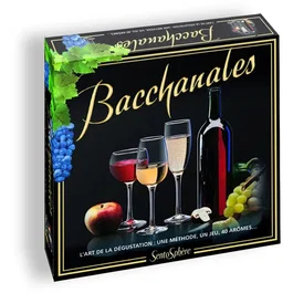 Sentosphere Bacchanales Sentosphere New Version - Juego de cata de vinos para descubrir variedad de uva, región, añada y vocabulario enológico