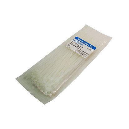 Logilink Set de Bridas Blancas 200 x 2,5 mm (100 unidades)