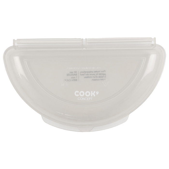 Cook Concept Tortillero para Microondas Plástico 21.5x12.5x4.5 cm