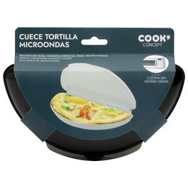 Cook Concept Tortillero para Microondas Plástico 21.5x12.5x4.5 cm