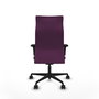 PIQUERAS Y CRESPO Sillón Albacete Morado con Mecanismo Sincro y Brazos 1D