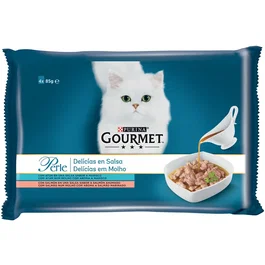 Purina Gourmet Perle Gatitos 12 Latas x 85g, Sabores Variados, Comida Húmeda para Gatos, Esp-0830010