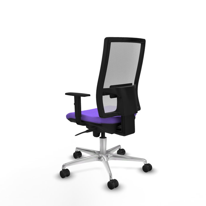 PIQUERAS Y CRESPO Silla de oficina Horna con mecanismo Sincro, Lila y Blanco PIQUERAS Y CRESPO Silla de oficina Horna con mecanismo Sincro, Lila y Blanco