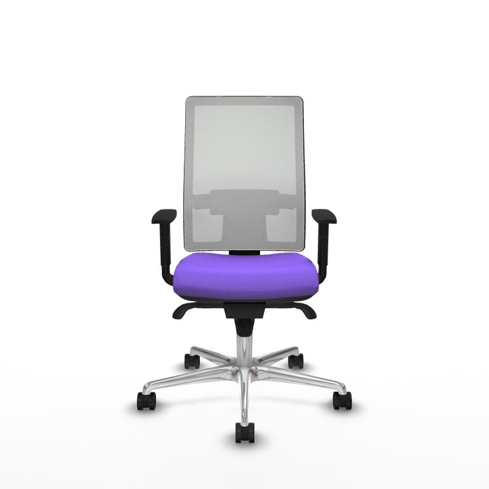 PIQUERAS Y CRESPO Silla de oficina Horna con mecanismo Sincro, Lila y Blanco PIQUERAS Y CRESPO Silla de oficina Horna con mecanismo Sincro, Lila y Blanco