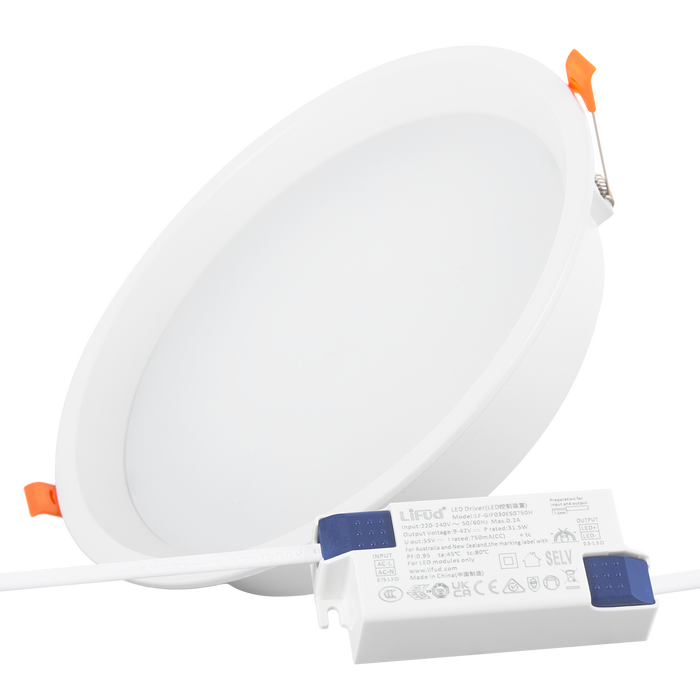 Philips Downlight LED 32W 6000K Driver Lifud Flicker Free Philips Downlight LED 32W 6000K Driver Lifud Flicker Free