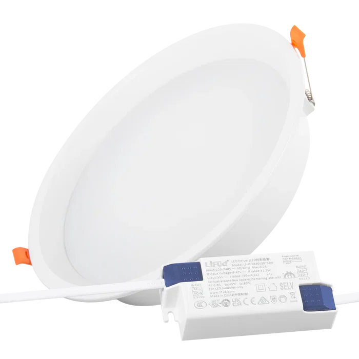 LUMILEDS Downlight LED 32W 140Lm/W [HO-DL01-LI-32W-CW] Flicker Free 6000ºK Driver LIFUD