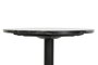 DKD Home Decor Mesita Auxiliar de Metal y Mármol Negro 45x45x51 cm