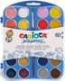 CARIOCA Estuche de 24 Acuarelas de 30 mm con Pincel