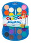 CARIOCA Estuche de 24 Acuarelas de 30 mm con Pincel