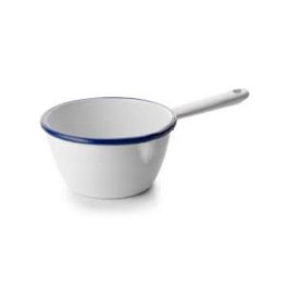 Ibili Set de 6 Cazos Cónicos de Acero Esmaltado 10 cm