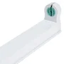 Luminaria Aluminio Eco 1 x Tubo LED T8 60Cm Conexión Un Extremo