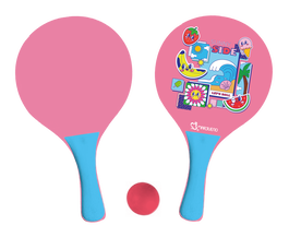 Marbueno Conjunto Palas Madera Sunny Side 33x19x0,5 cm Jardin, Piscina y Playa MARBUENO SUMMER 10342