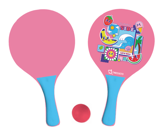 Marbueno Conjunto Palas Madera Sunny Side 33x19x0,5 cm Jardin, Piscina y Playa MARBUENO SUMMER 10342 Marbueno Conjunto Palas Madera Sunny Side 33x19x0,5 cm Jardin, Piscina y Playa MARBUENO SUMMER 10342