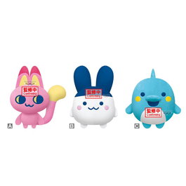 Banpresto Peluche Aleatorio Tamagotchi Mascot Plush Paradise Evol.2 - Meowtchi, Mimitchi, Irukatchi - Figura de Colección Oficial