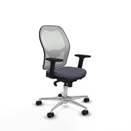 PIQUERAS Y CRESPO Silla de oficina Jorquera Gris y Blanca