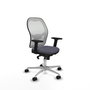 PIQUERAS Y CRESPO Silla de oficina Jorquera Gris y Blanca