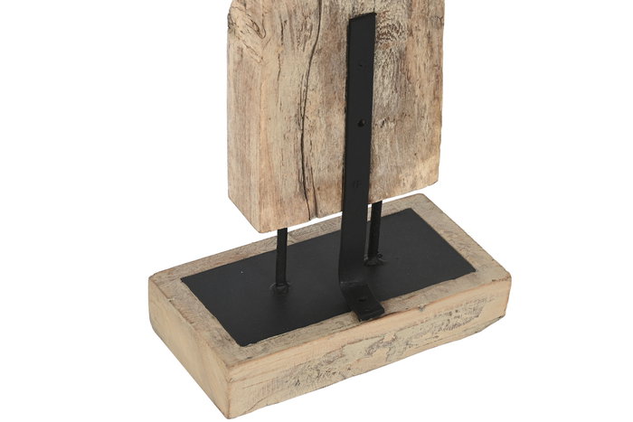 DKD Home Decor Escultura de Madera Tallada Pieza Única 15x10x129 cm DKD Home Decor Escultura de Madera Tallada Pieza Única 15x10x129 cm