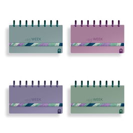 Planning Semanal & Check List Carchivo Ingeniox My Week No Fechado Tapa Pp Con Goma 105X210 Lote Surtido De 12