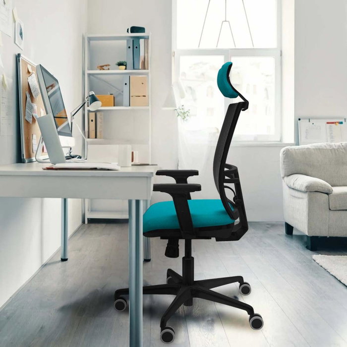 PIQUERAS Y CRESPO Silla de oficina Yunquera con mecanismo Sincro Verde botella PIQUERAS Y CRESPO Silla de oficina Yunquera con mecanismo Sincro Verde botella