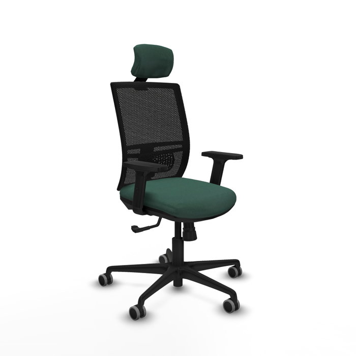 PIQUERAS Y CRESPO Silla de oficina Yunquera con mecanismo Sincro Verde botella PIQUERAS Y CRESPO Silla de oficina Yunquera con mecanismo Sincro Verde botella