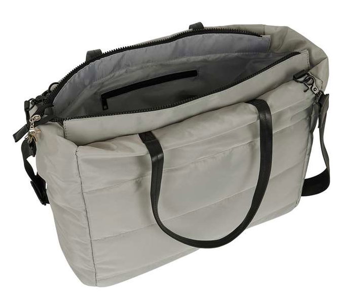 Bolso Minnie Mouse Teen Sand Acolchado Gris 40 x 31 x 17 cm