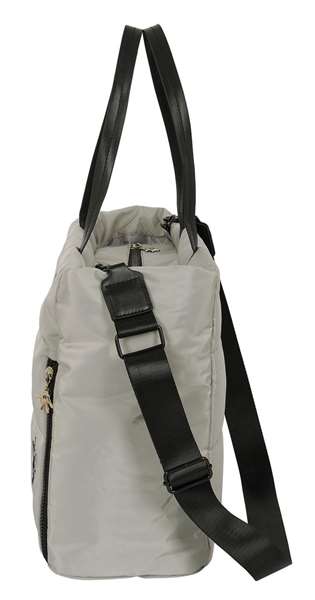 Bolso Minnie Mouse Teen Sand Acolchado Gris 40 x 31 x 17 cm
