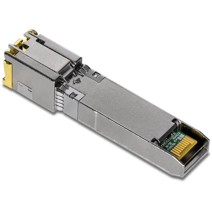 TRENDnet Módulo Transceptor SFP+ de Cobre RJ-45 10 Gigabit Ethernet, TEG-10GBRJ, Compatible con 2.5G/5G, DDM, para Switch (Distancia hasta 100m)