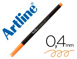 Artline EPFS200 Rotulador Supreme Fine Liner Punta de Fibra Naranja Claro 0.4 mm