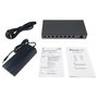 LevelOne Switch PoE+ GEP-0925 No Administrado 8 Puertos 2.5G Ethernet PoE 120W, 1 Ranura 10G SFP+, Negro